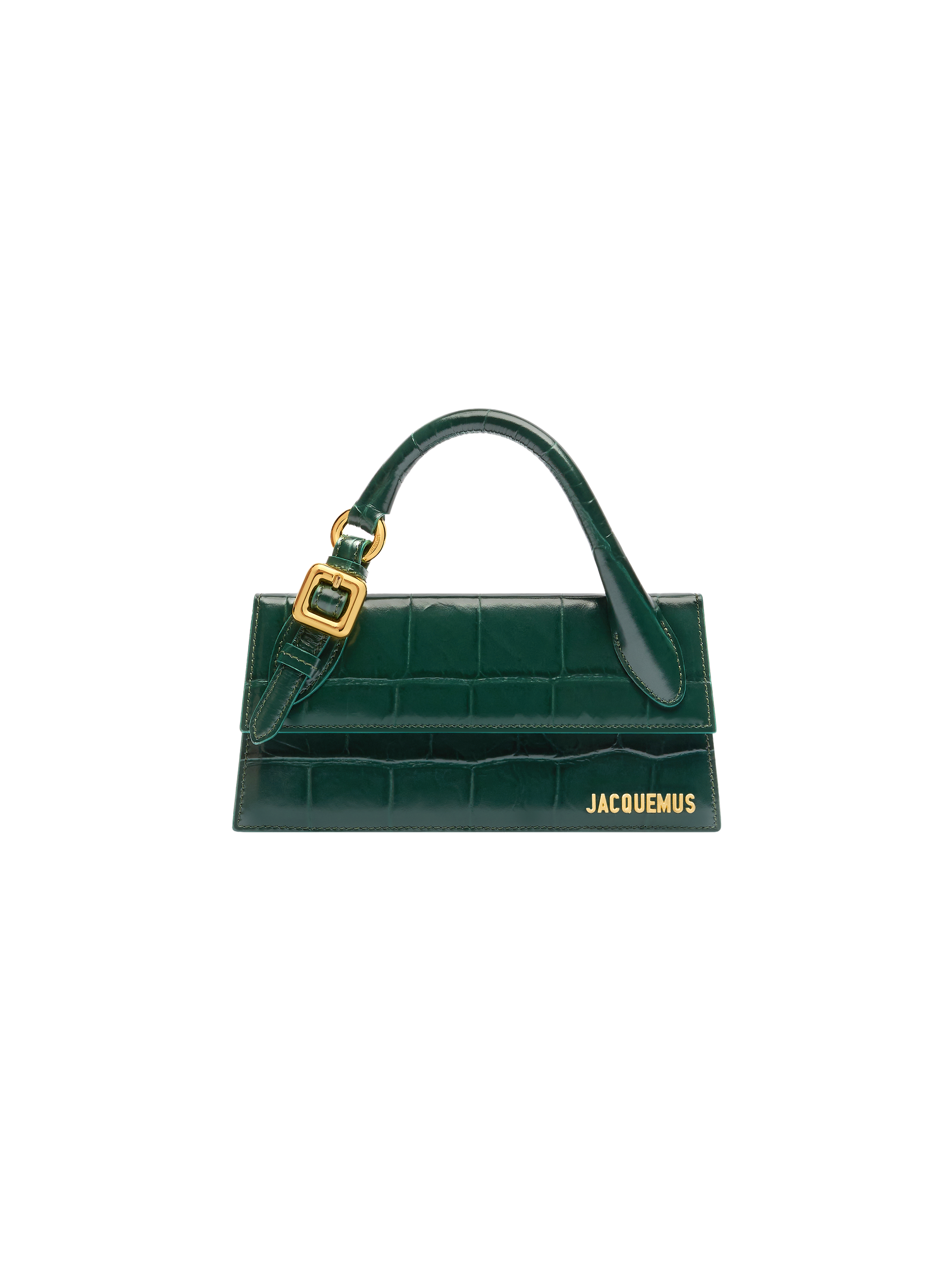 DARK GREEN LE CHIQUITO LONG BOUCLE