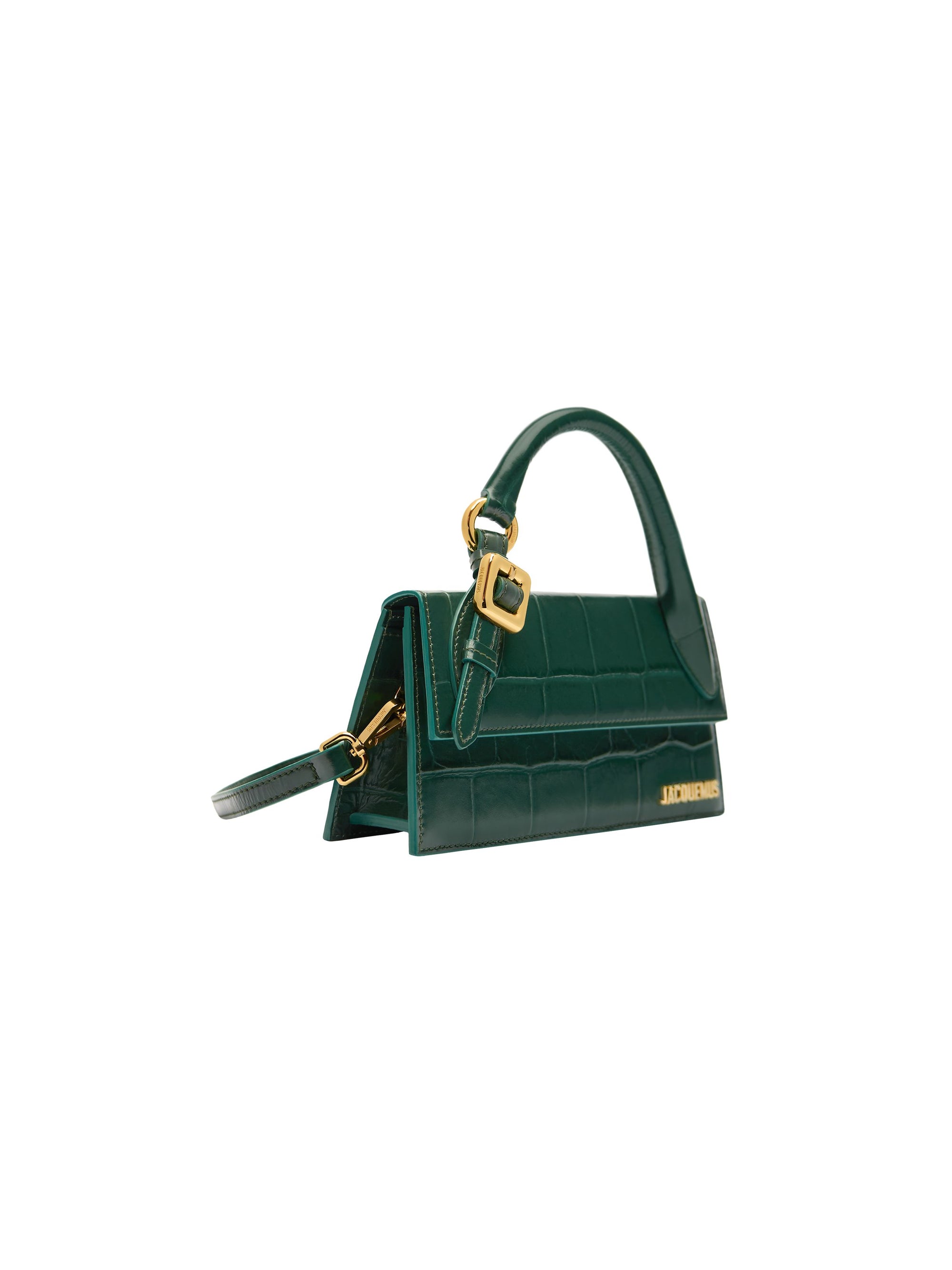 DARK GREEN LE CHIQUITO LONG BOUCLE