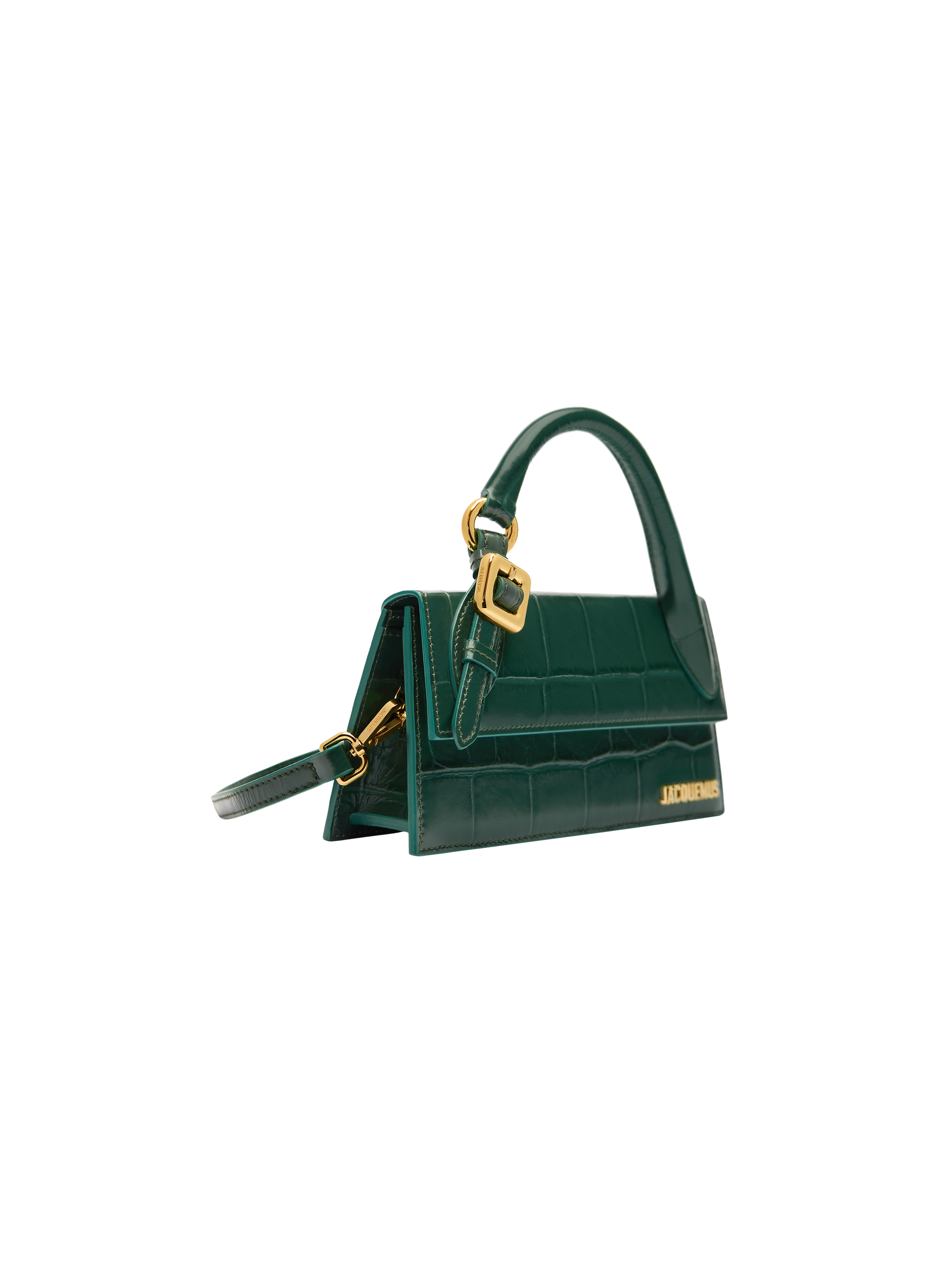 DARK GREEN LE CHIQUITO LONG BOUCLE