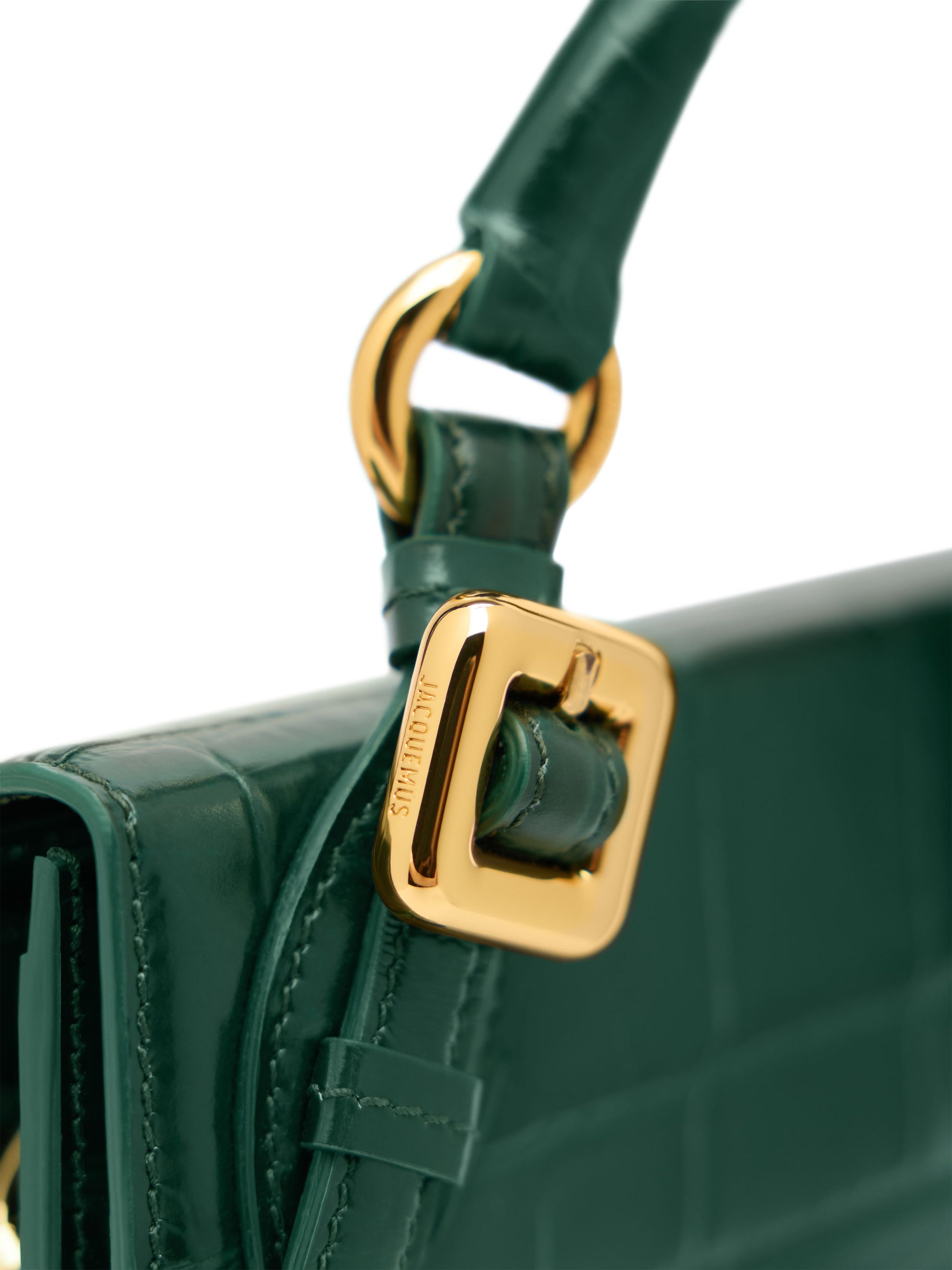 DARK GREEN LE CHIQUITO LONG BOUCLE