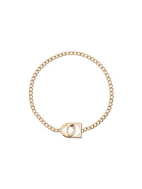 Collier Rond Carré - Light Gold