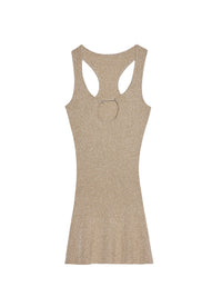 LIGHT GOLD LA MINI ROBE BRILHO