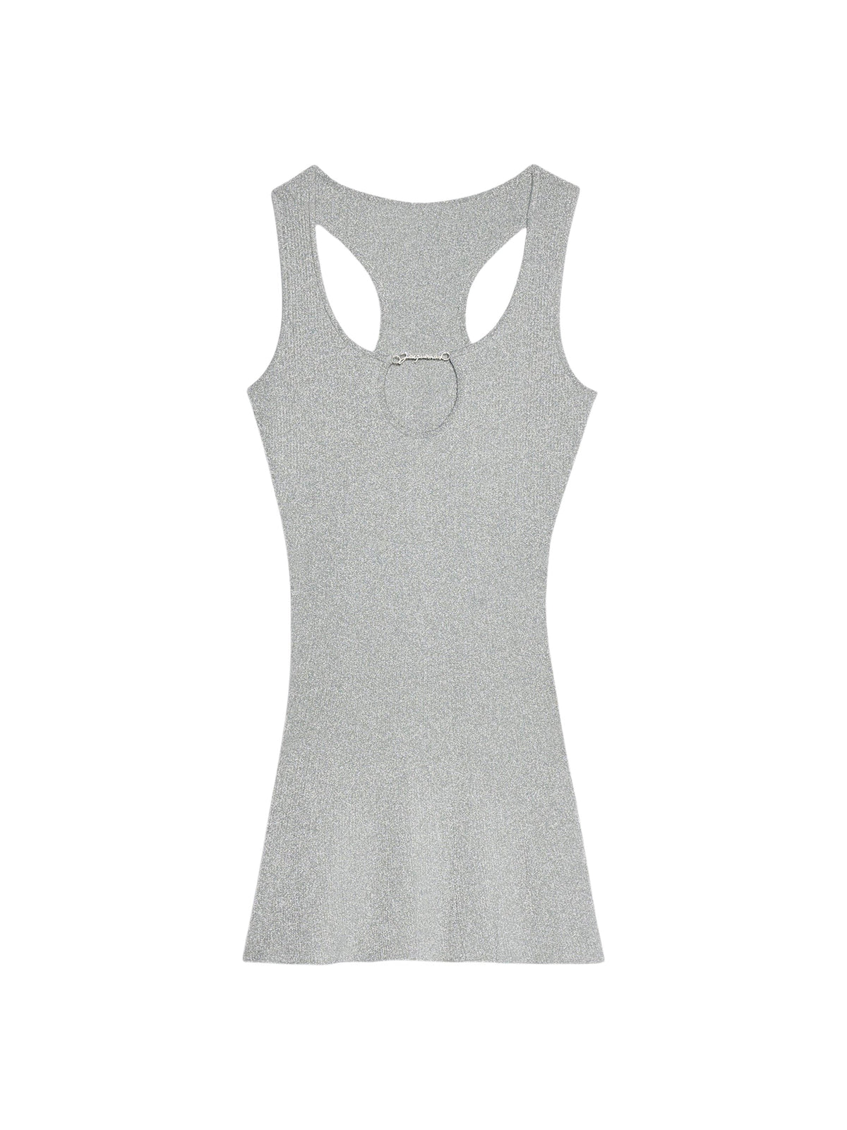 120€ / 11 sold //50 QTY / ST22%   Robe Brilho avec logo en maille - Silver