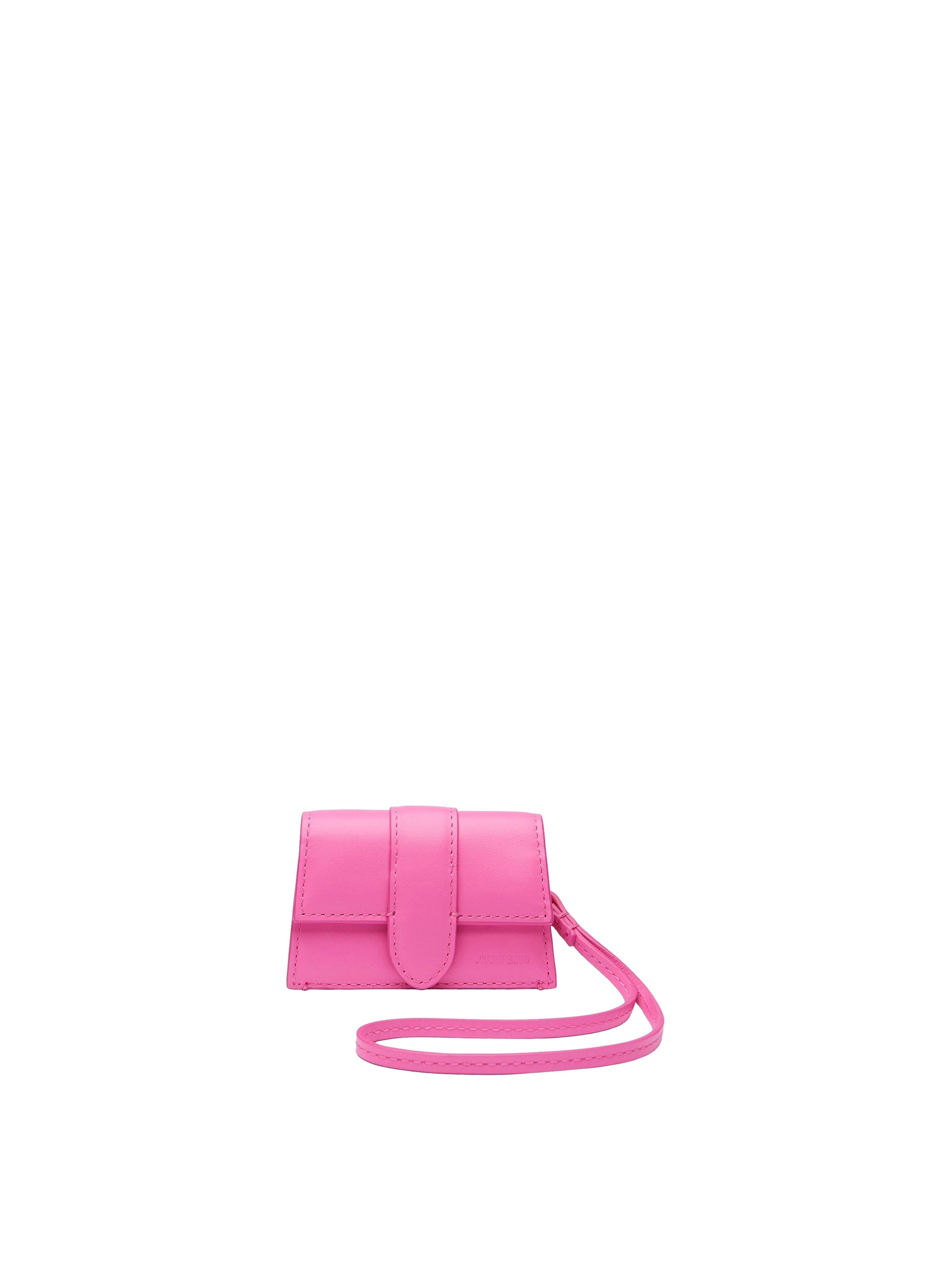 Porte-cartes Bambino en cuir - Neon Pink
