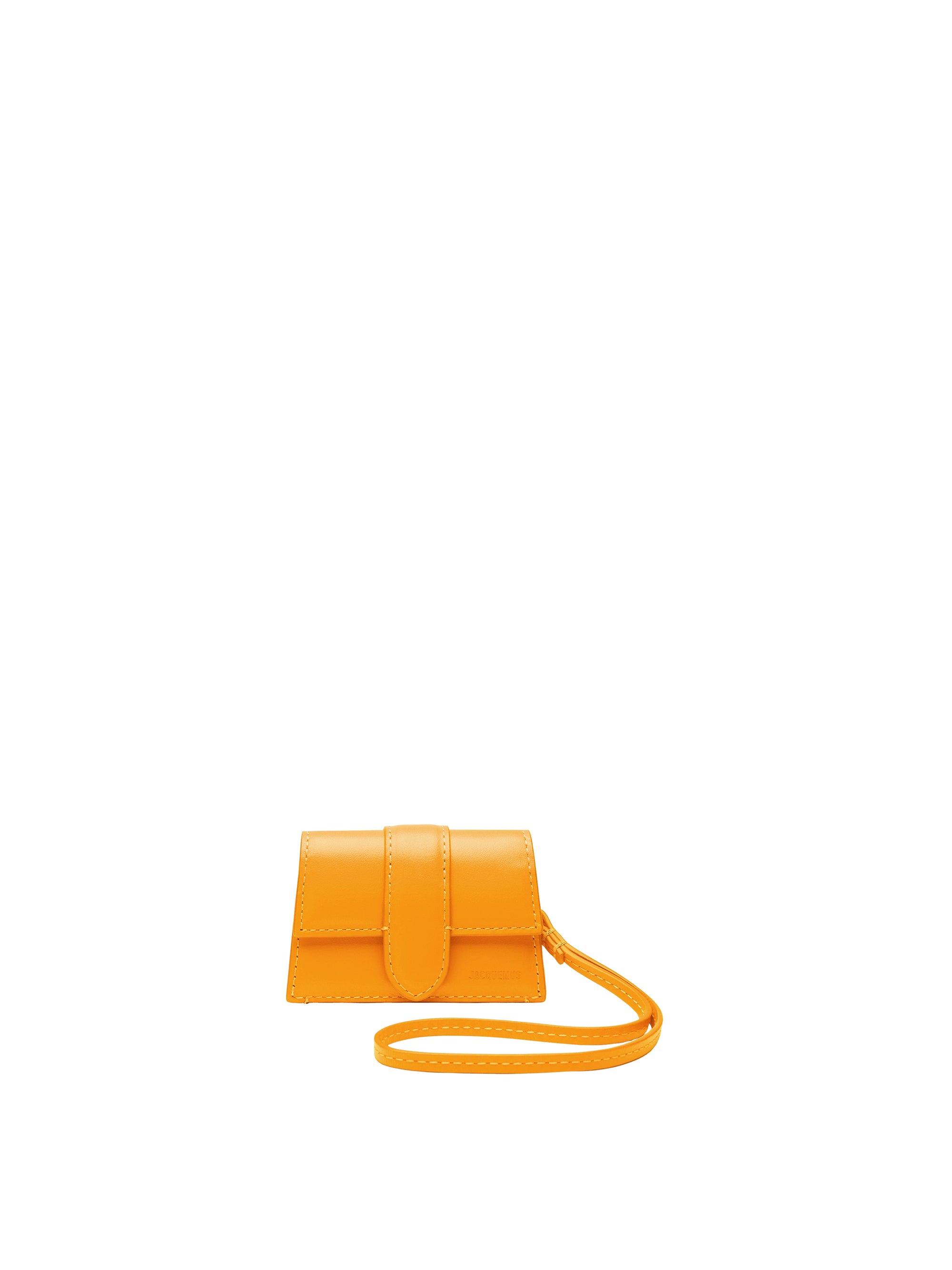 Porte-cartes Bambino en cuir - Dark Orange