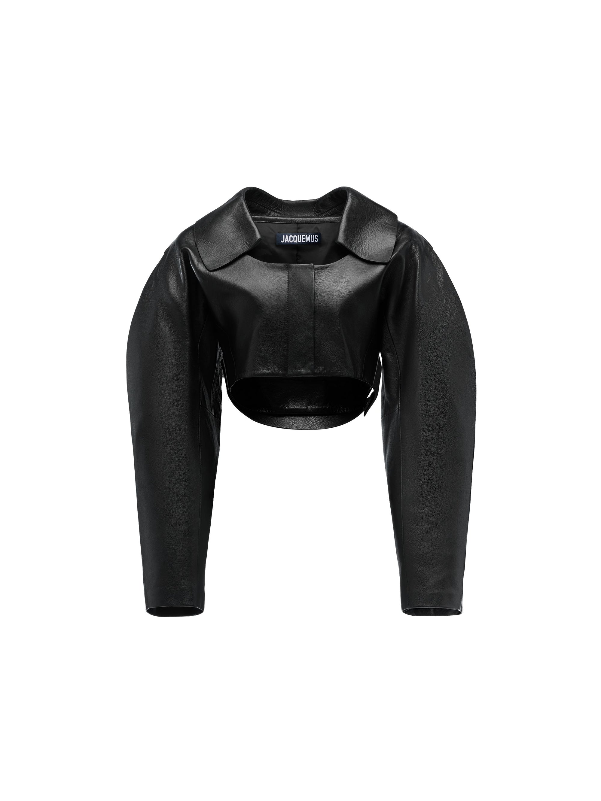 BLACK LA VESTE OBRA CUIR