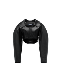 BLACK LA VESTE OBRA CUIR