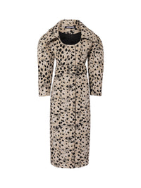 JACQUARD LEOPARD BEIGE BL LE TRENCH OBRA