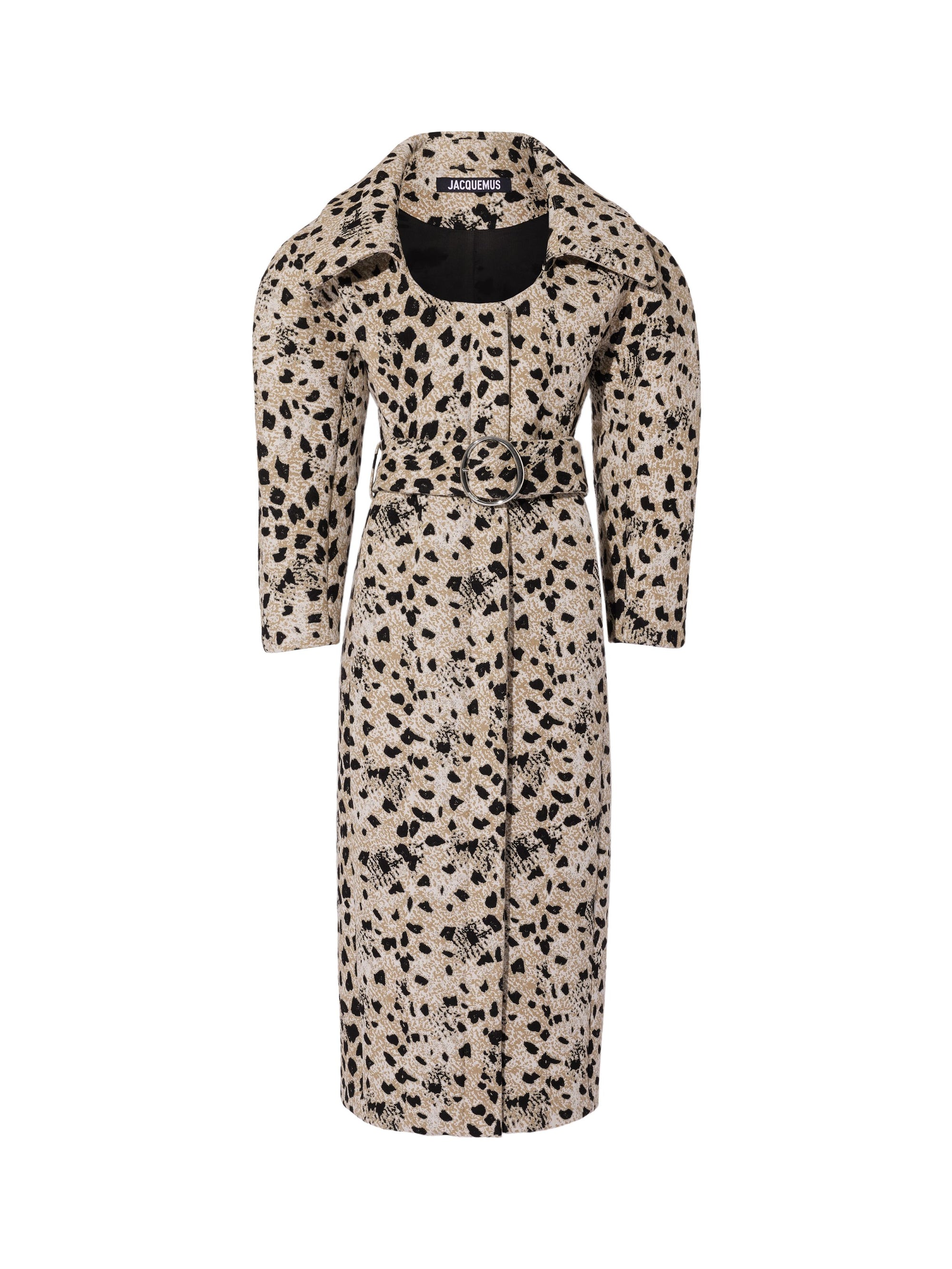 JACQUARD LEOPARD BEIGE BL LE TRENCH OBRA