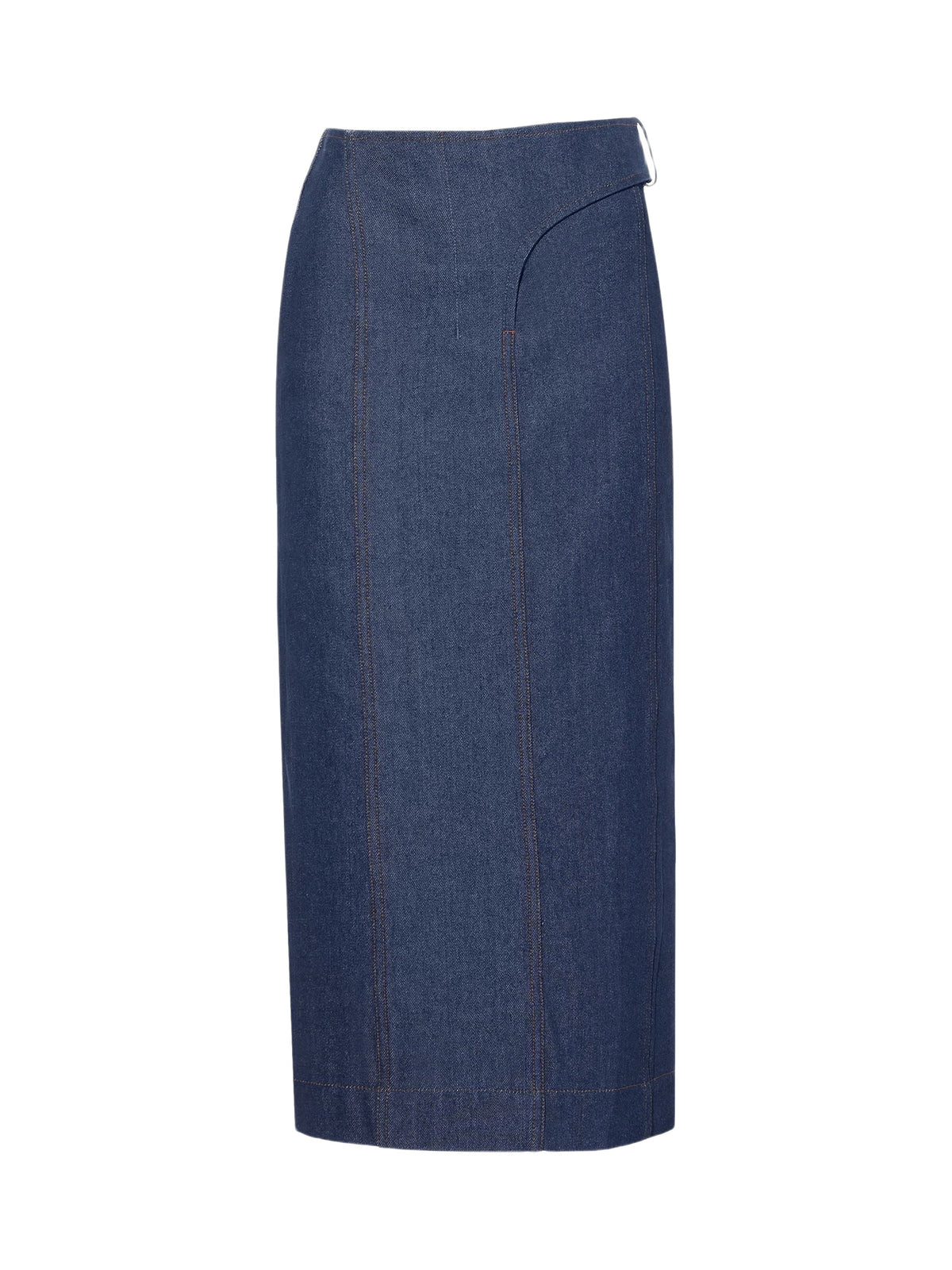 Jupe De-Nîmes Obra en denim - Navy Brown