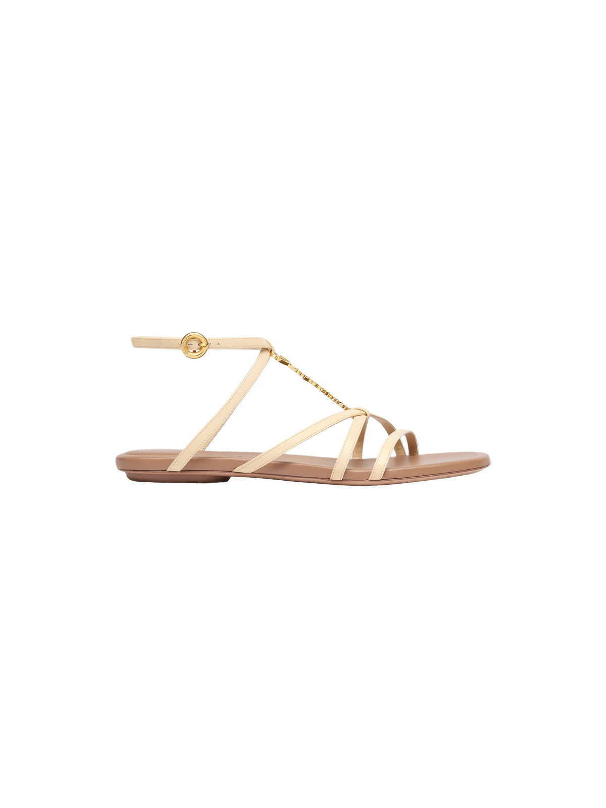 90€ / 5 sold //7 QTY / ST71%   Sandales Pralù en cuir - Ivory