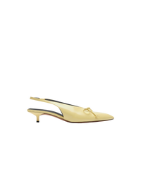 PALE YELLOW LES SLINGBACKS CUBISTO B