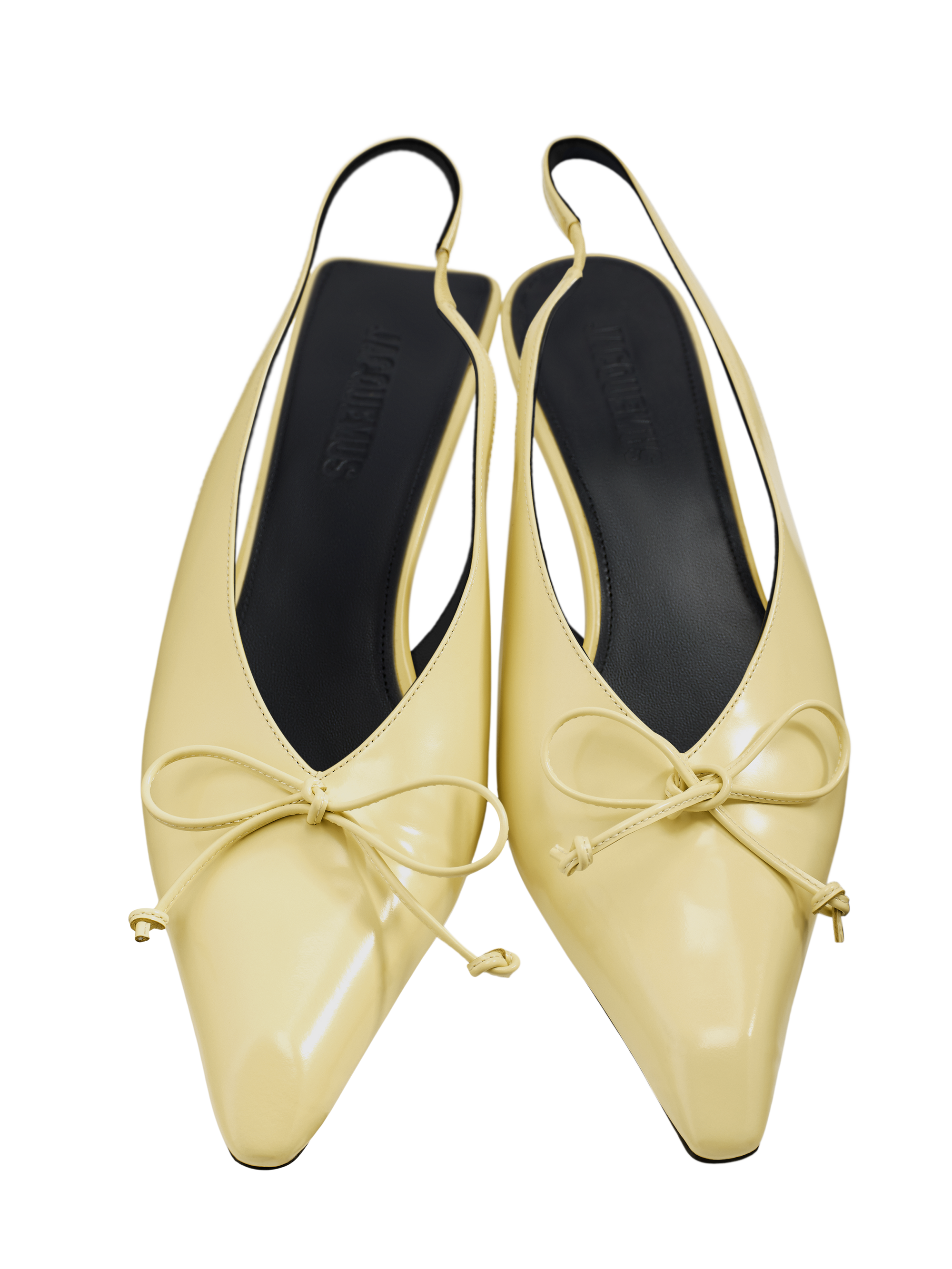 PALE YELLOW LES SLINGBACKS CUBISTO B