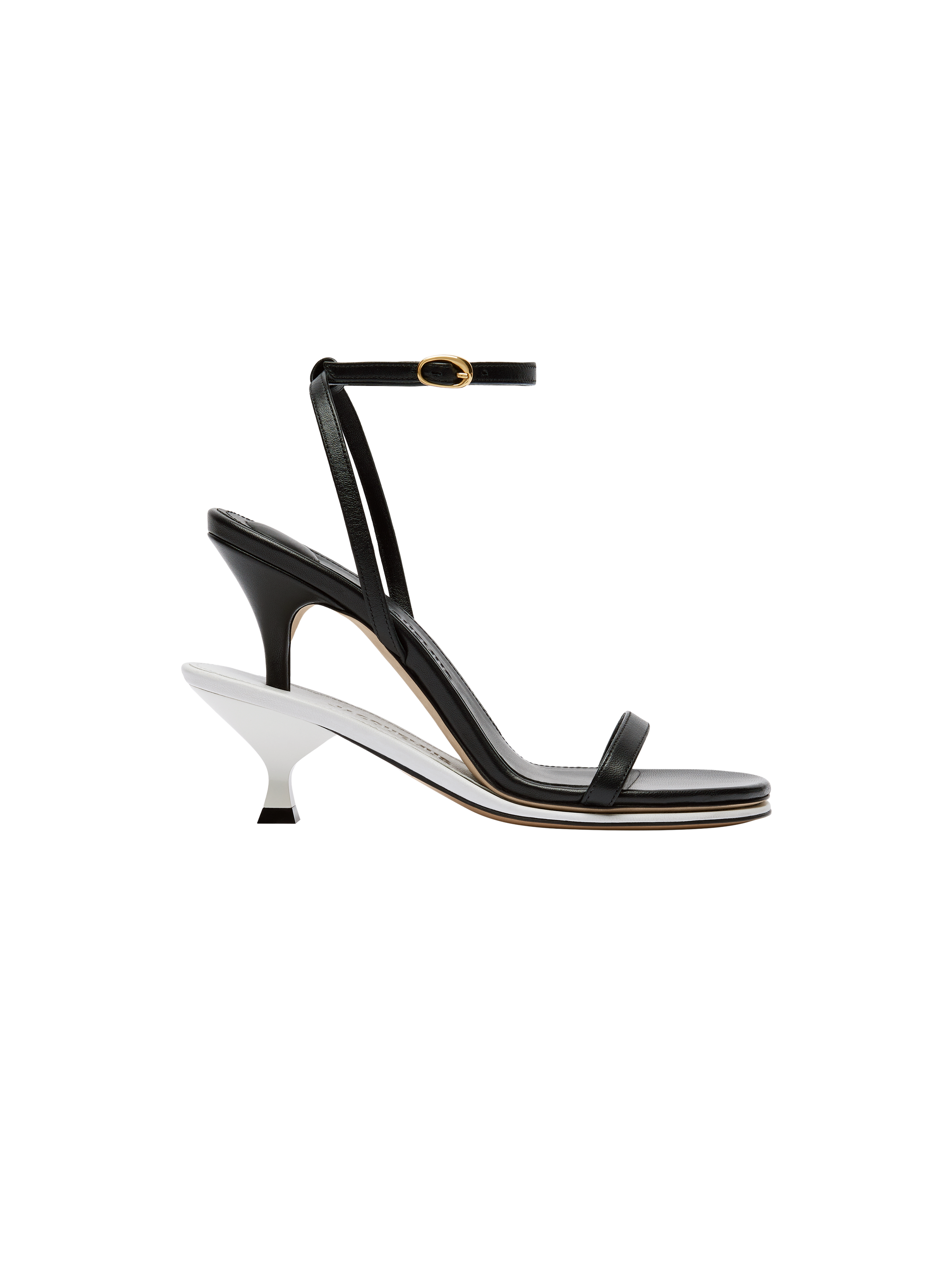 BLACK / WHITE LES DOUBLES SANDALES