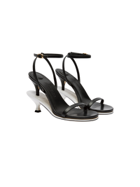BLACK / WHITE LES DOUBLES SANDALES