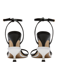 BLACK / WHITE LES DOUBLES SANDALES