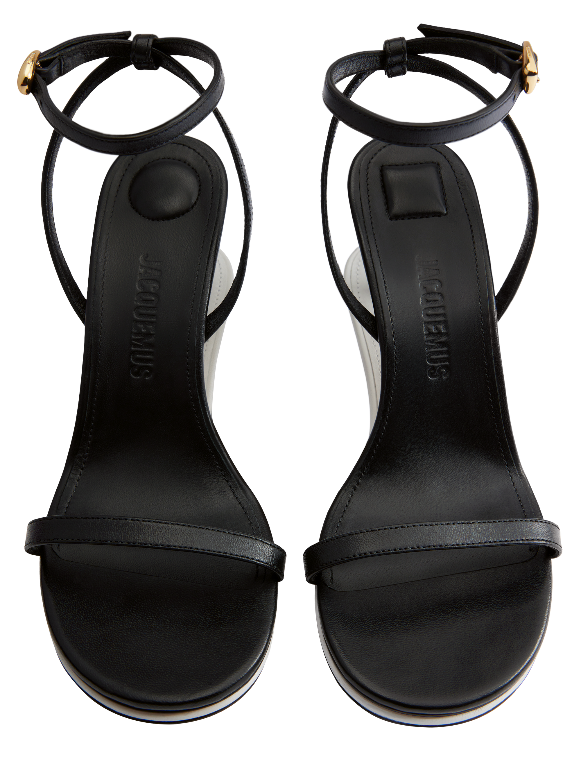 BLACK / WHITE LES DOUBLES SANDALES