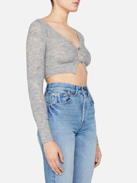 Cardigan Alzou en laine - Light Grey