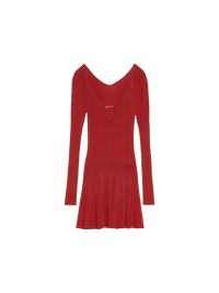 DARK RED LA MINI ROBE PRALU