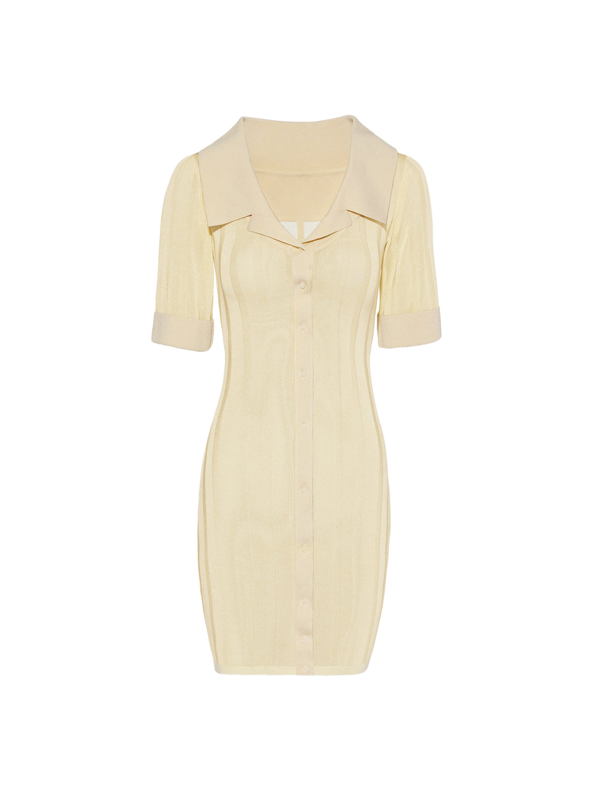 Robe courte Manta - Light Yellow