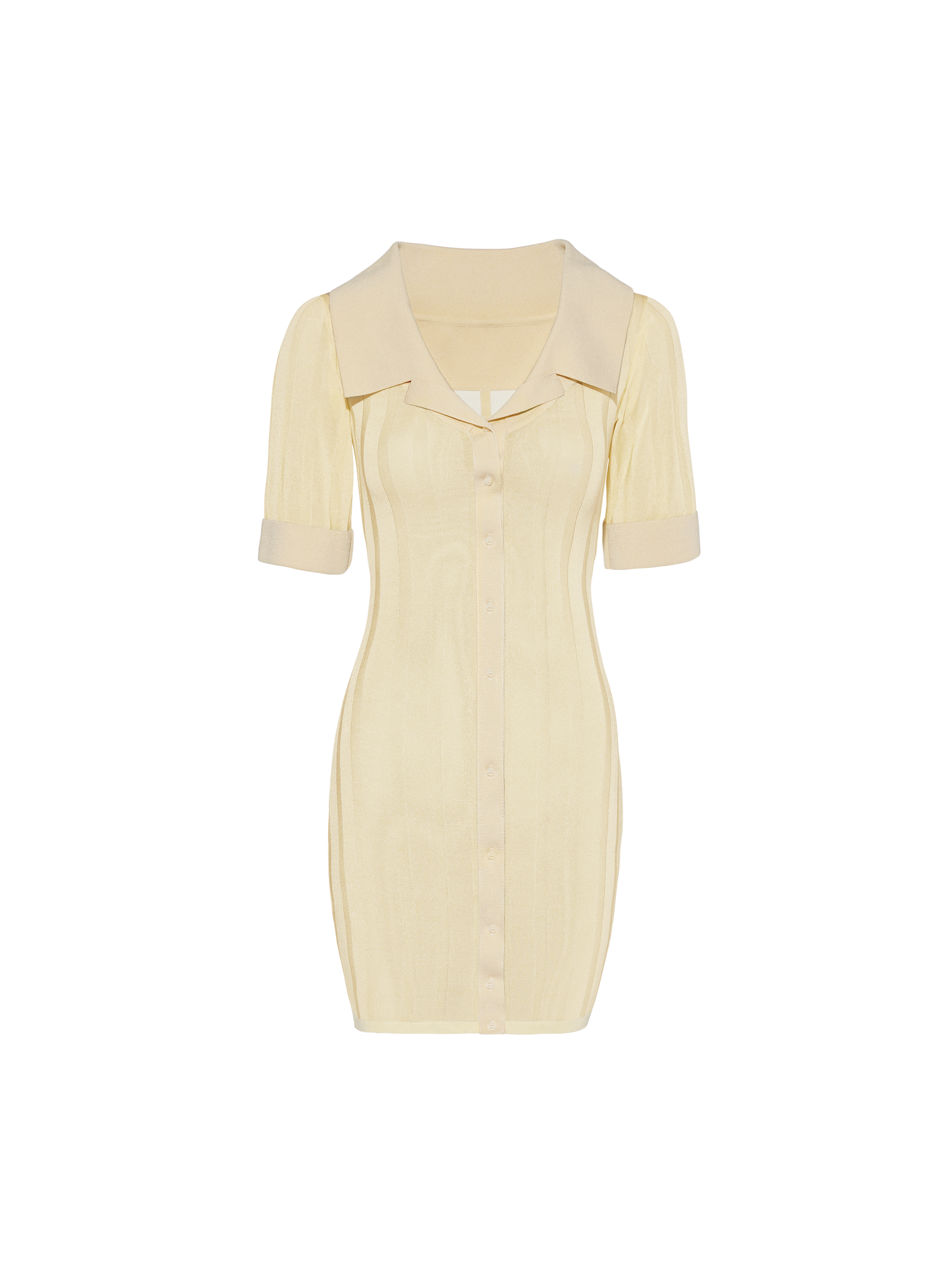 LIGHT YELLOW LA MINI ROBE MANTA