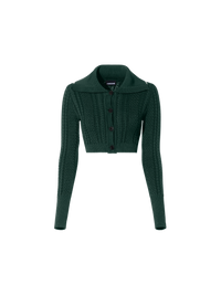 DARK GREEN LE CARDIGAN BELA