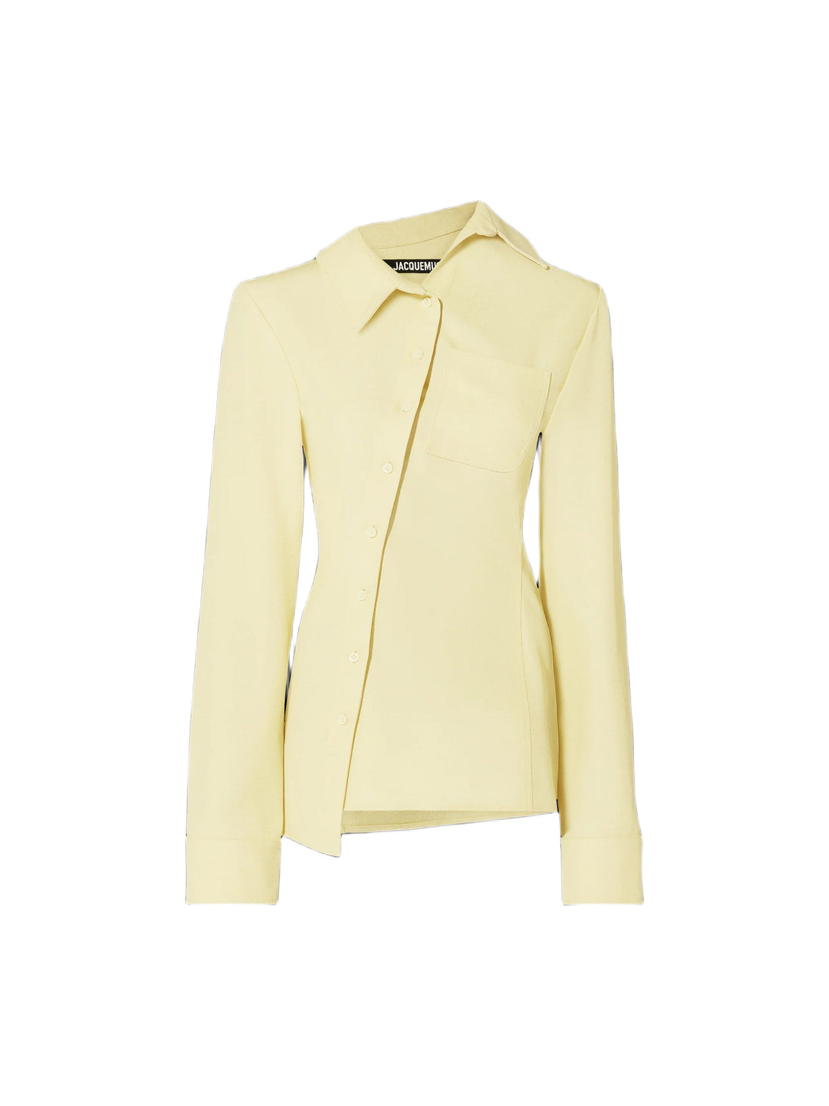 Chemise Pablo asymétrique - Pale Yellow