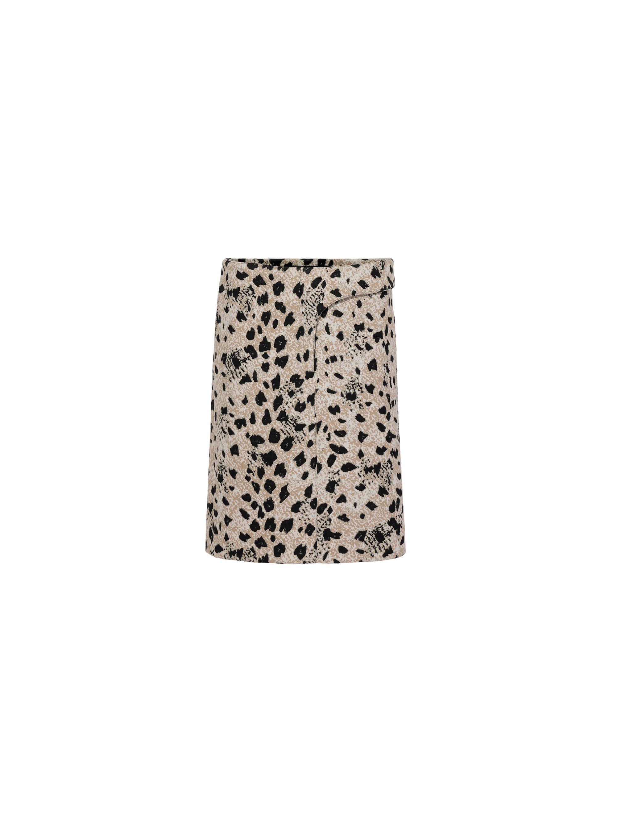JACQUARD LEOPARD BEIGE BL LA JUPE OBRA