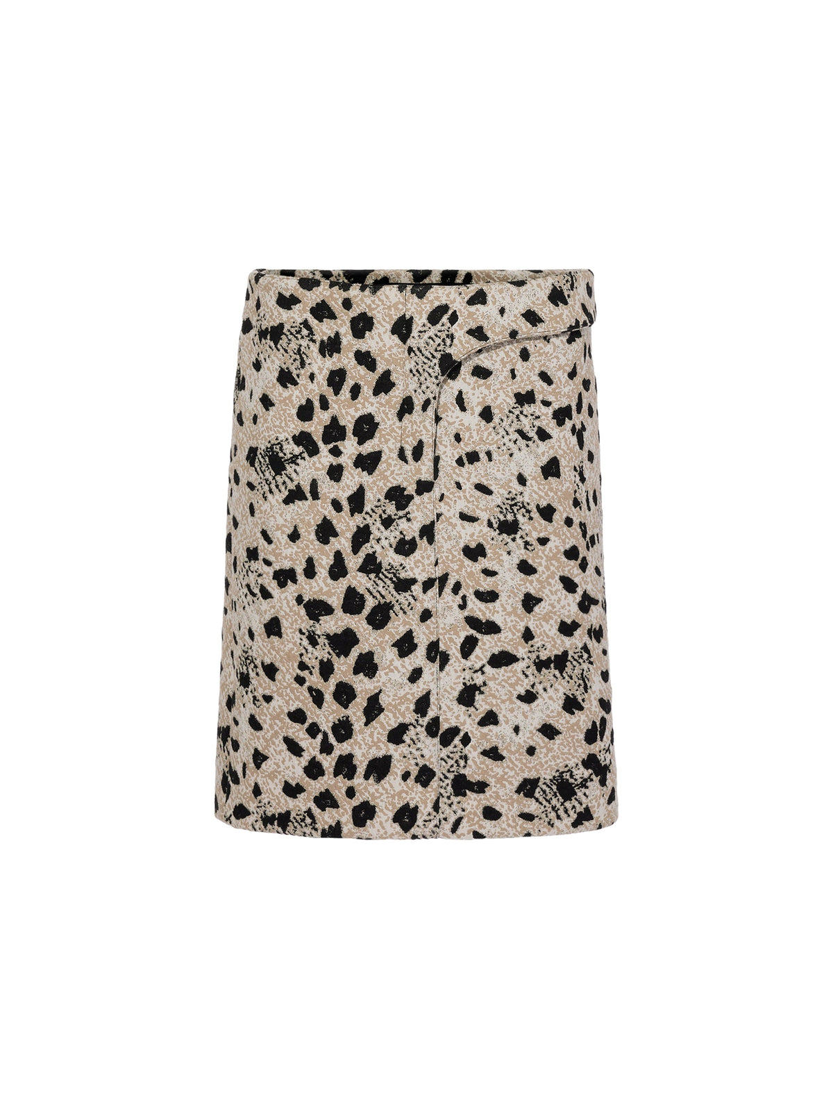 Jupe Obra asymétrique - Leopard Beige