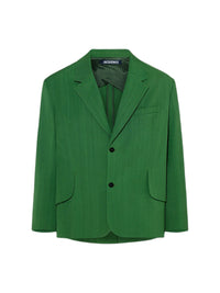 Blazer Titolo en soie mélangée - Dark Green