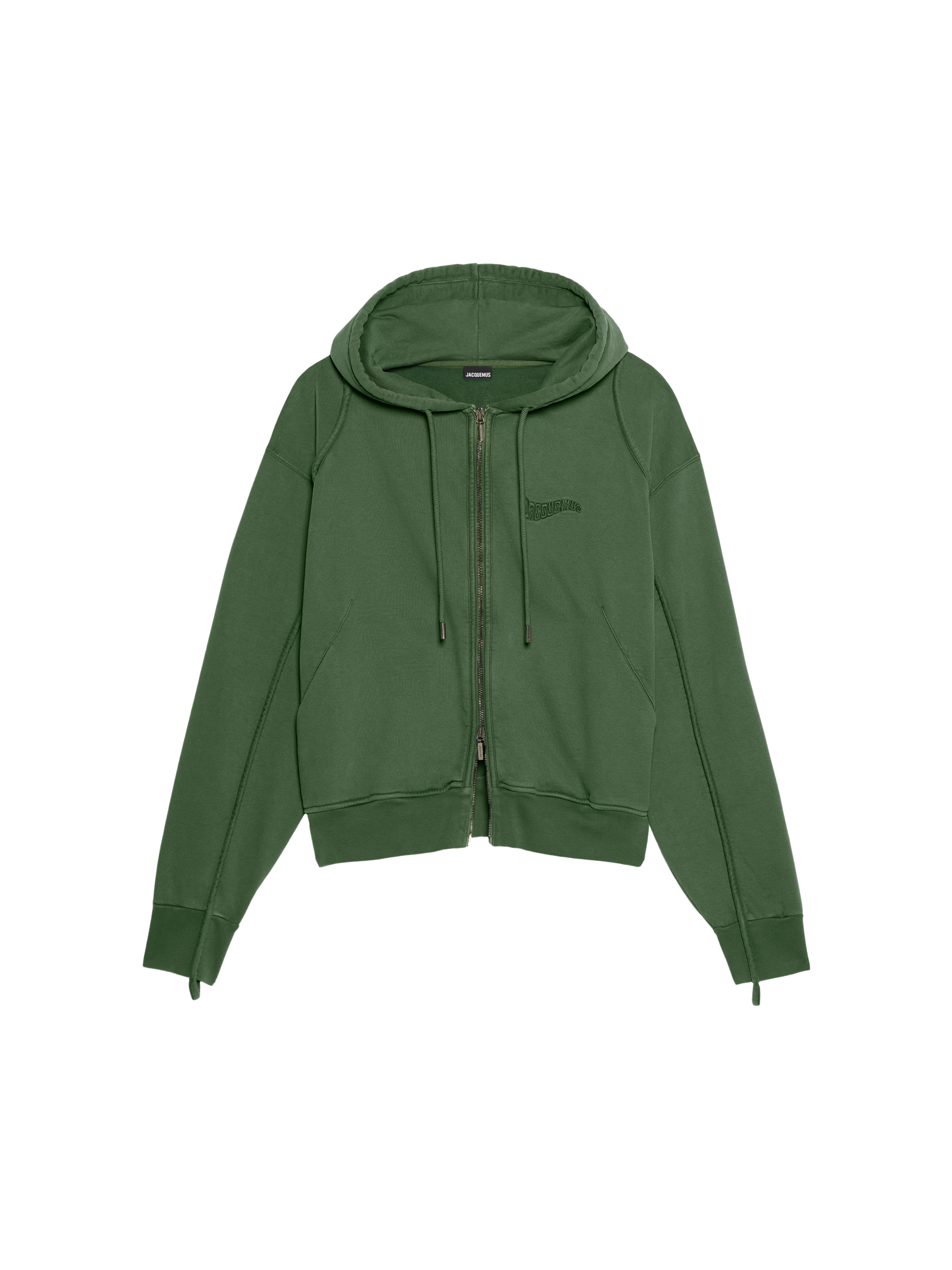 DARK GREEN LE SWEATER CAMARGUE ZIPPÉ