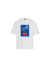 1GS PRINT ARTY PICTURE WH LE TSHIRT CUADRO