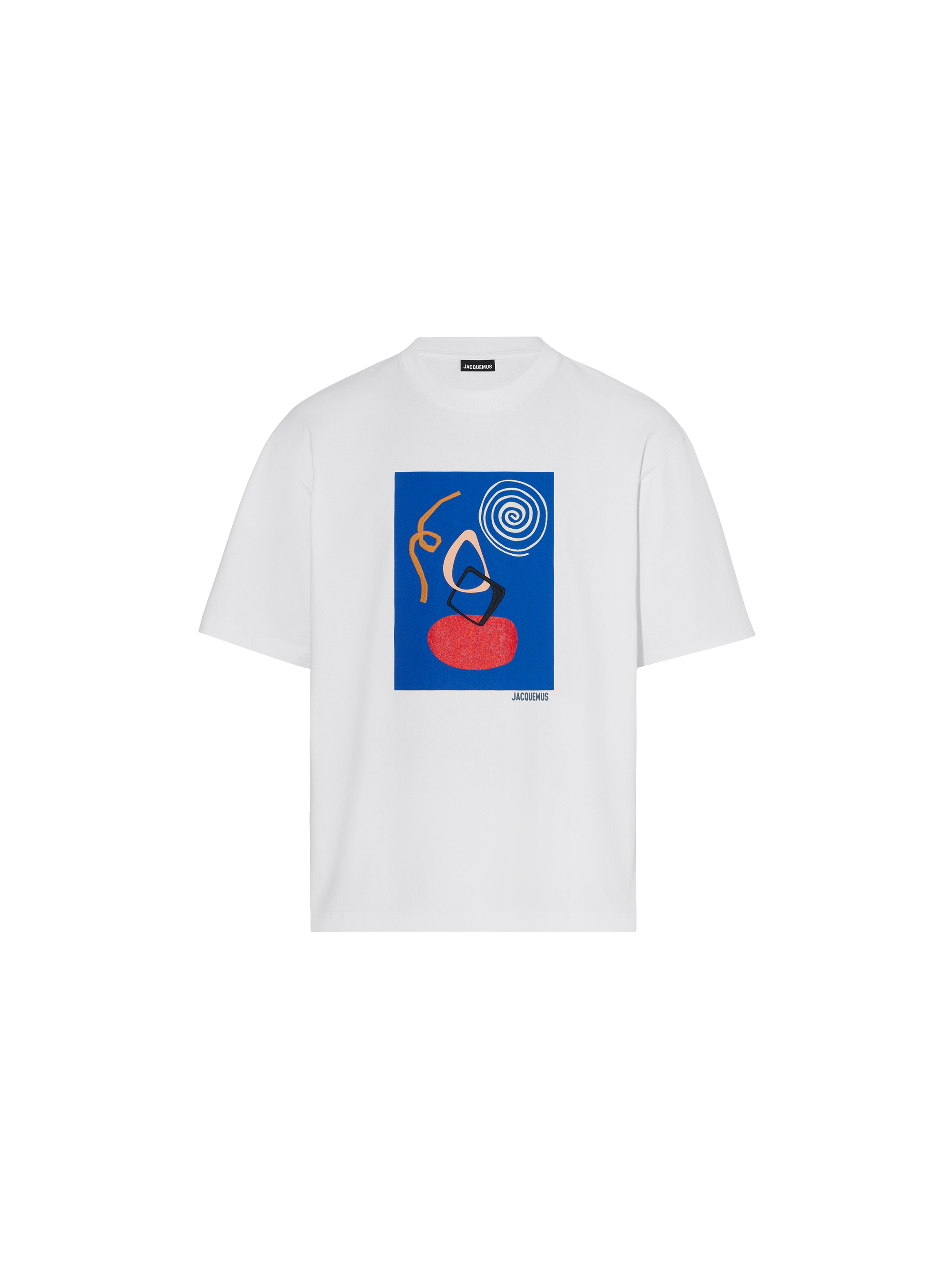1GS PRINT ARTY PICTURE WH LE TSHIRT CUADRO