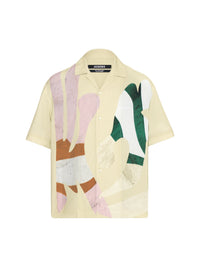 90€ / 4 sold //4 QTY / ST100%   Chemise Jean décontractée - Baigneuses Beige