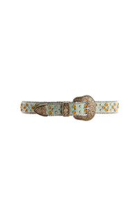 Ceinture Moona en cuir - Blue