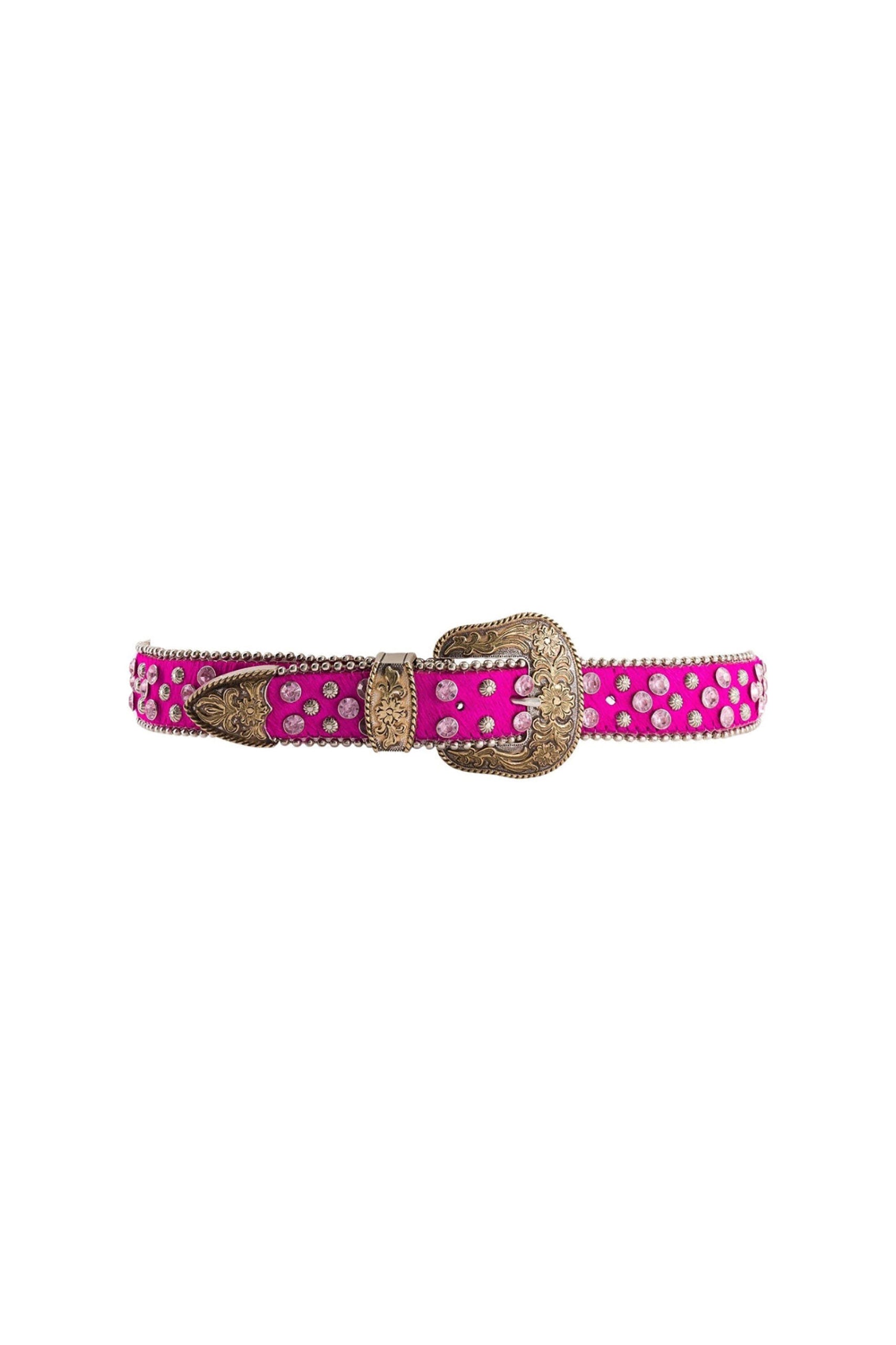 Ceinture Moona en cuir - Pink
