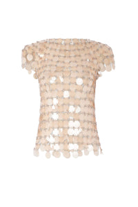 Top iconique assemblage Audrey - Transparent Light Pink