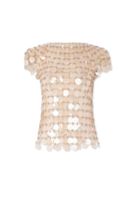 Top iconique assemblage Audrey - Transparent Light Pink