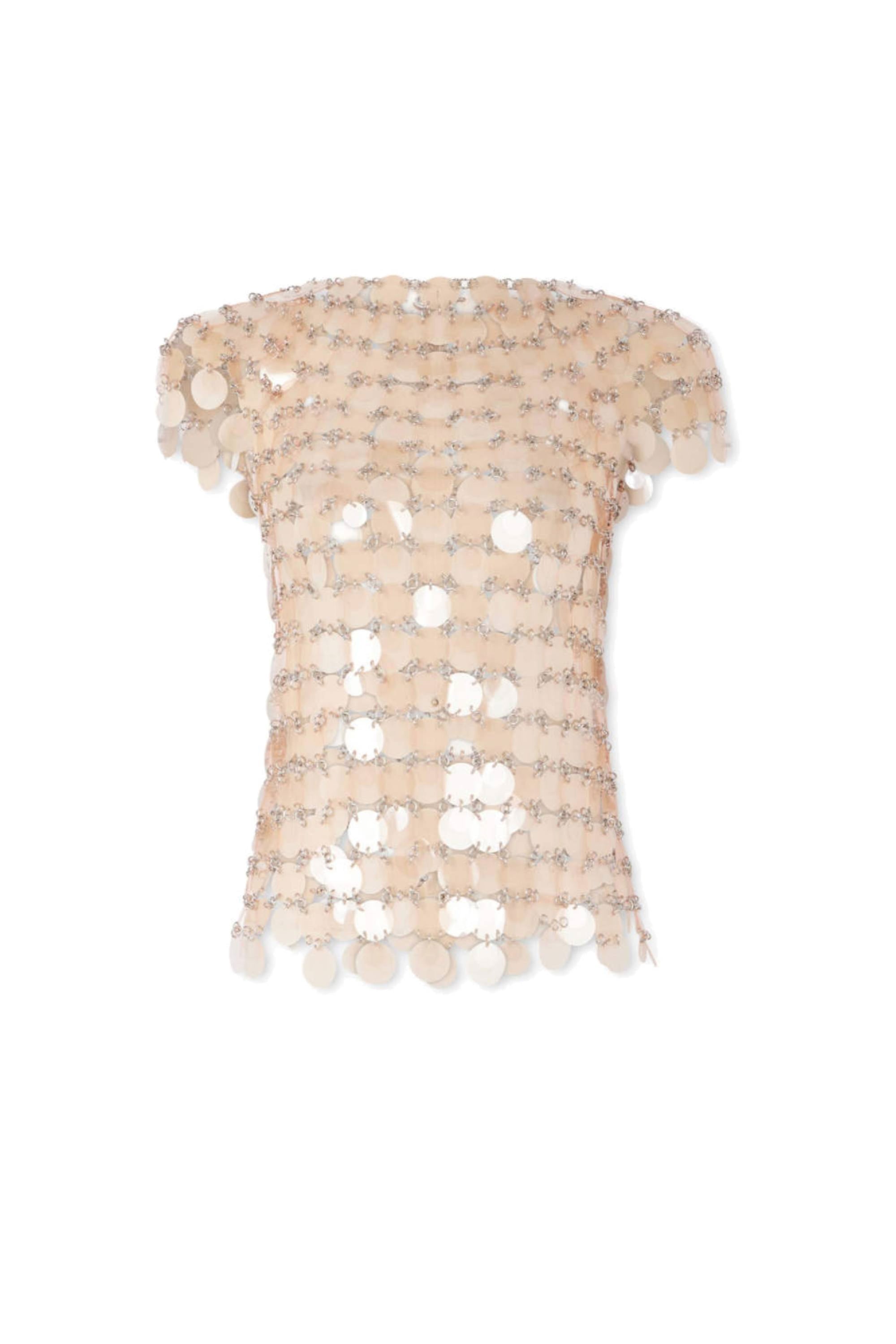 Top iconique assemblage Audrey - Transparent Light Pink