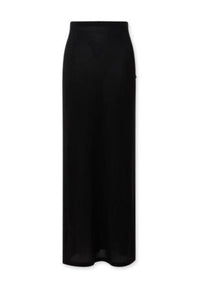 Jupe longue droite - Black