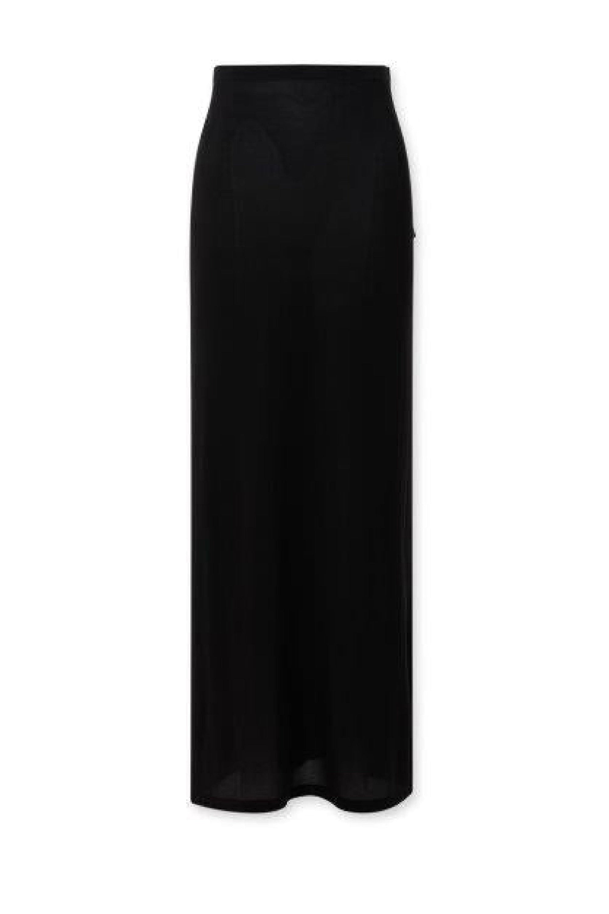 Jupe longue droite - Black