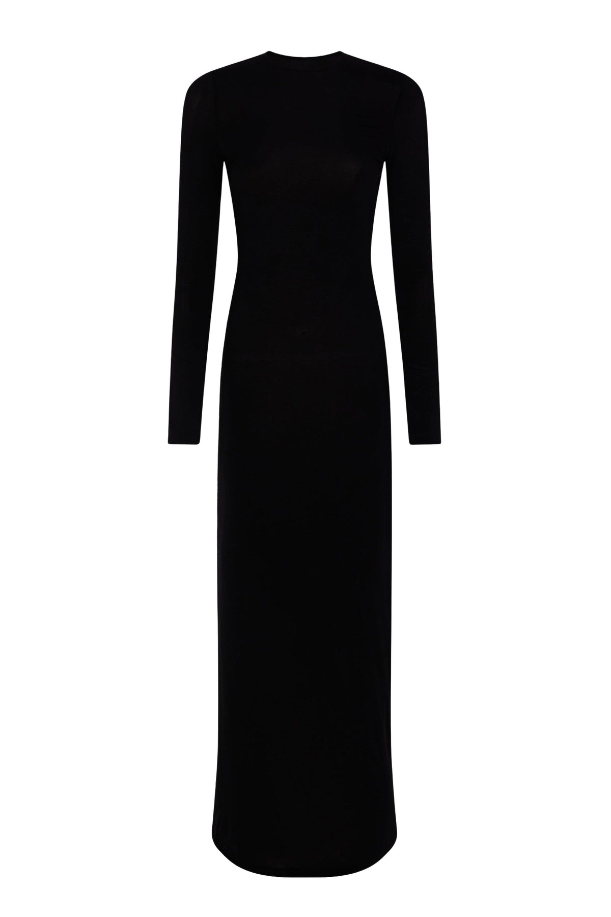 Robe seconde peau ajustée à logo - Black