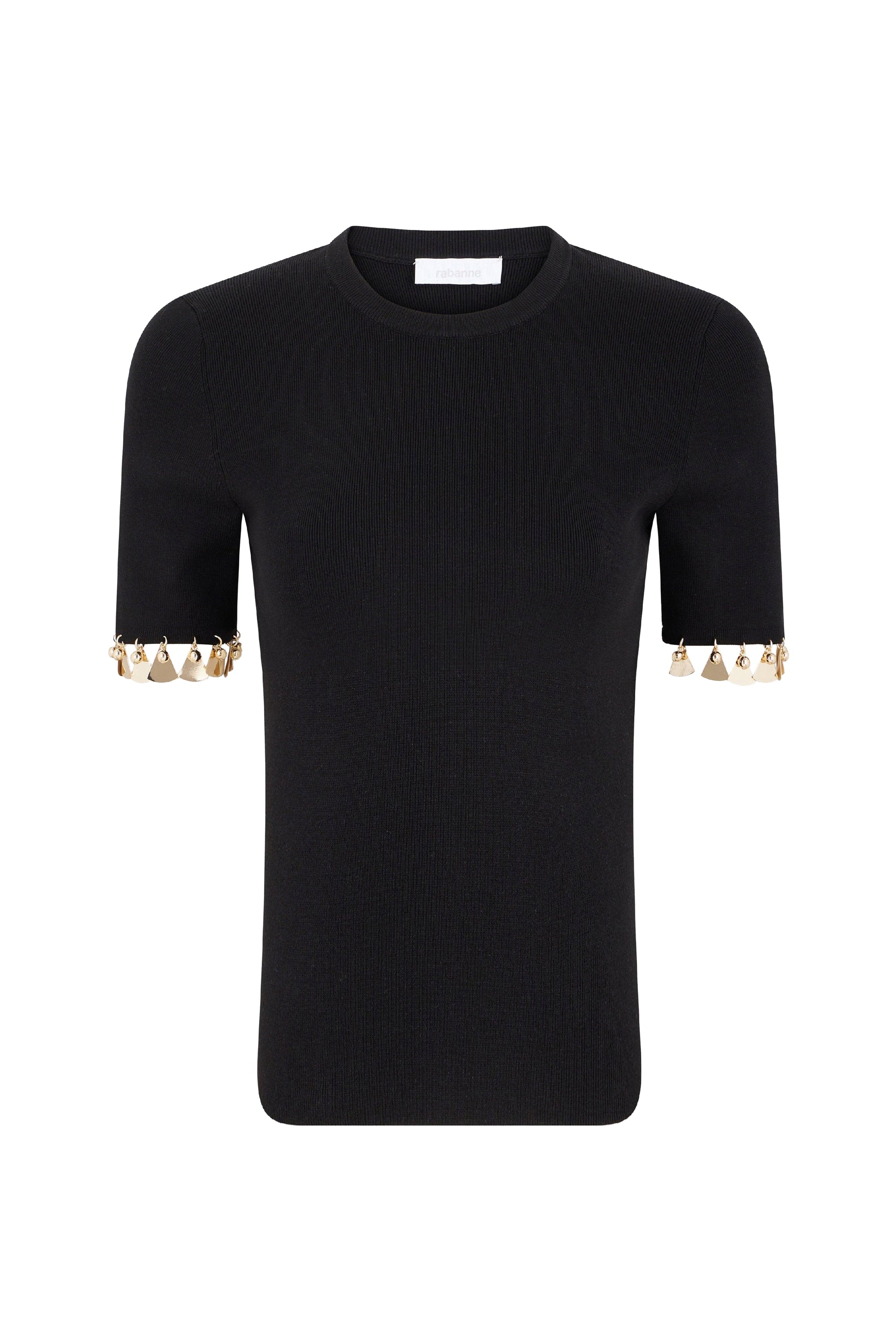 Top orné de clous - Black