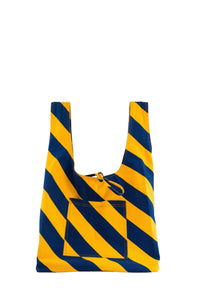 Sac cabas à rayures - Yellow