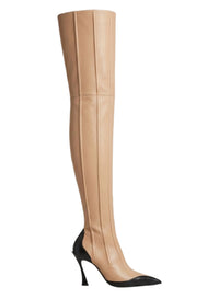 Cuissardes Fang 95 en cuir - Tan