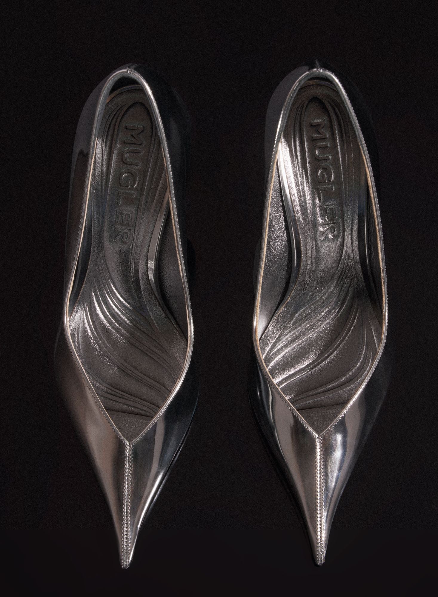 GUNMETAL CLASSIC FANG 95 PUMP