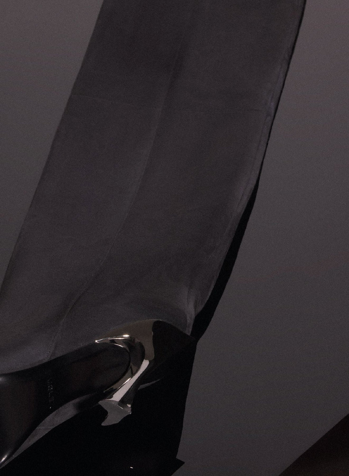BLACK // black suede piercing fang 95 garter boots