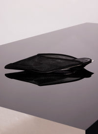 BLACK MESH FANG FANG MULES