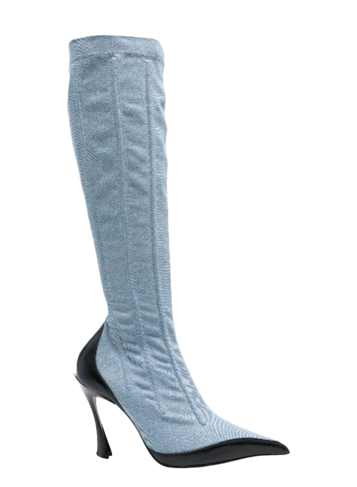 Bottes Fang 95 en denim délavé - Blue Denim