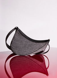 SMALL BLUE DENIM SPIRAL CURVE 01